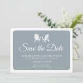 アディロンダックチェアでSave the Date セーブザデート (スタンド正面)