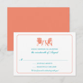 アディロンダックチェアの出欠確認 出欠カード (正面/裏面)