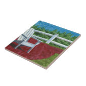 アディロンダックチェアの絵画 タイル (側面)