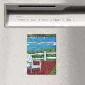 アディロンダックチェアの絵画 マグネット (インサイチュ (食洗機))