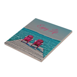 アディロンダックチェアコテージ楽しむライフティール（緑がかった色）素朴 タイル