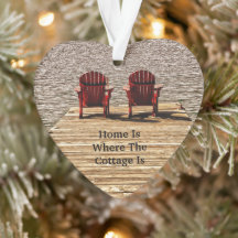 アディロンダックチェアレッドホームはコテージの場所