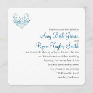 アディロンダックチェア結婚式招待状 招待状