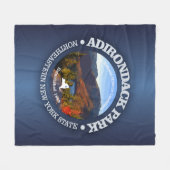 アディロンダックパーク フリースブランケット (正面(横))