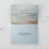 アディロンダックビーチの椅子が砂の上にある カード (内部)