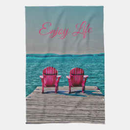 アディロンダックビーチチ楽しむェアズアットザコテージ キッチンタオル