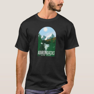 アディロンダックマウンテンズキャンピングハイキングコーディネートAdiron Tシャツ