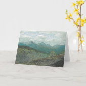 アディロンダック山地はパノラマを最高にします カード (黄色い花)