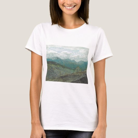 アディロンダック山地はパノラマを最高にします Tシャツ (正面)