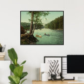 アディロンダック渓流でカヌー ポスター (ホームオフィス)