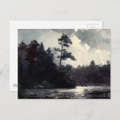 アディロンダック湖バイウィンスローホーマー(1889) ポストカード (正面/裏面)