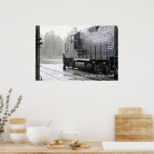 アディロンダック風光明媚な鉄道千原駅 ポスター (キッチン)