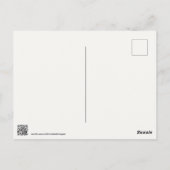 アディロンドダック原野のストダールの地図, 1883 ポストカード (裏面)