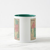 アディロンドダック原野のストダールの地図, 1883 マグカップ (中央)