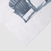 アディロンドックビーチチェアグレイ素朴ホワイト 薄葉紙 (詳細)