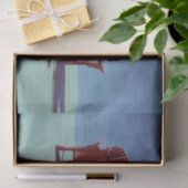 アディロンドックビーチチェアティール(緑がかった色)ブルー素朴 薄葉紙 (ギフト)