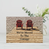 アディロンドックビーチチェアレッドムービングニューホーム 案内状 (スタンド正面)