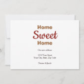 アディロンドックビーチチェアレッドムービングニューホーム 案内状 (裏面)