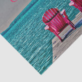 アディロンドックビーチチェア素朴ティール（緑がかった色）楽しむライフ 薄葉紙 (詳細)