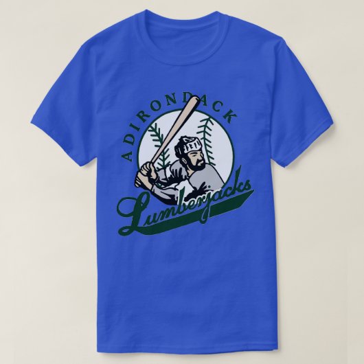 アディロンドックランバージャックス野球 Tシャツ (デザイン正面)
