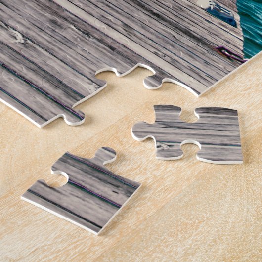 アディロンドック楽しむチェアライフコテージ素朴レイク ジグソーパズル (側面)