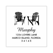 アディロンドック結婚チェア二脚 ラバースタンプ (インプリント)