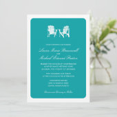 アディロンドック結婚チェア二脚 招待状 (スタンド正面)