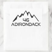 アディロンドック46山 長方形シール (バッグ)