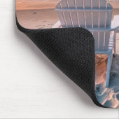 アディロンドバックチェアオントロピカルビーチ マウスパッド (コーナー)