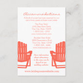 アディロンドバックチェアコーラルインテネラーリー エンクロージャーカード (裏面)