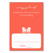 アディロンドバックチェアコーラルシーティングカード