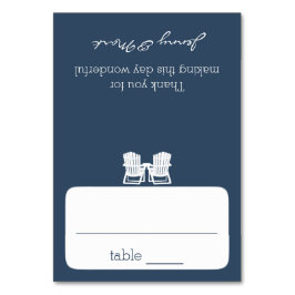 アディロンドバックチェアシーティングカード テーブルナンバー