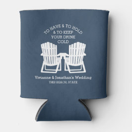 アディロンドバックチェアーズネイビーブルー 缶クーラー