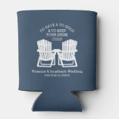 アディロンドバックチェアーズネイビーブルー 缶クーラー (裏面)