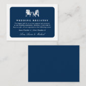 アディロンドバックチェア |の結婚ブライダルギフト登録 エンクロージャーカード (正面/裏面)