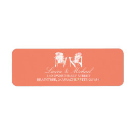 アディロンドバックチェア |差出人住所 ラベル