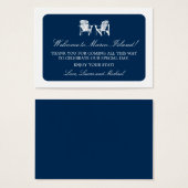 アディロンドバックチェア |結婚式の引き出物ラベル (正面&裏面)