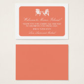 アディロンドバックチェア |結婚式の引き出物ラベル (正面&裏面)