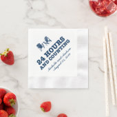 アディロンドバックチェア | 24時間および棚卸 縁ありカクテルナプキン (インサイチュ)