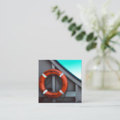 アディロンドバックフェリーライフセーバー スクエア名刺 (スタンド正面)