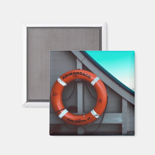 アディロンドバックフェリーライフセーバー マグネット (正面/裏面)