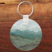 アディロンドバックマウンテンピークスパノラマ キーホルダー (正面)