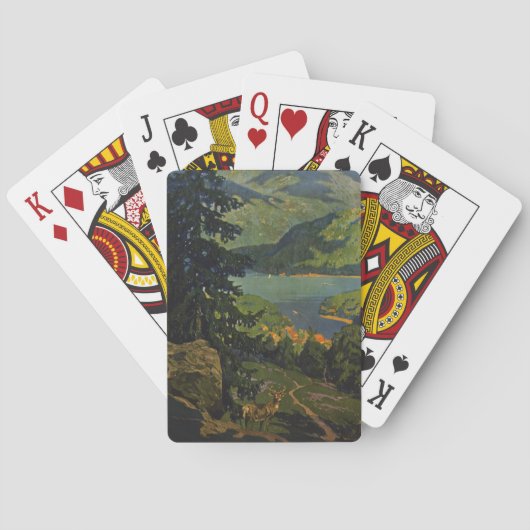 アディロンドラック山脈のヴィンテージ旅行ポスター トランプ (裏面)