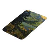 アディロンドラック山脈のヴィンテージ旅行ポスター マグネット (左側)