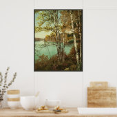 アディロンドラック山脈、串焼き湖 ポスター (キッチン)