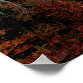 アディロンドラック秋の葉 ポスター (角)