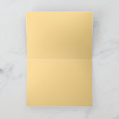 アディロ結婚ンドバックチェアの花束グリーティングカード カード (内部)