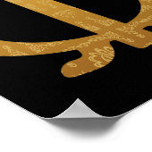 アディンクラシンボルガーナ西アフリカ民族プライド ポスター (角)