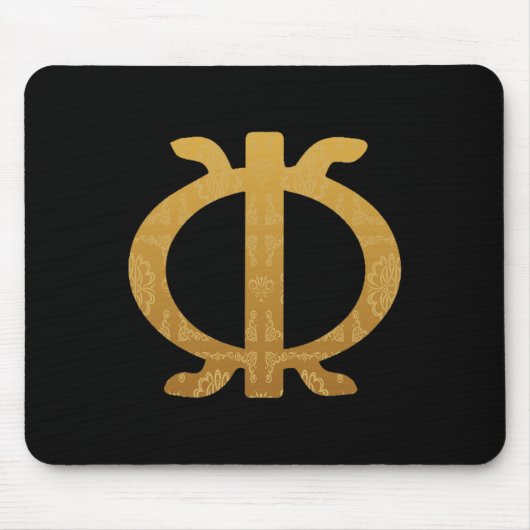 アディンクラシンボルガーナ西アフリカ民族プライド マウスパッド (正面)