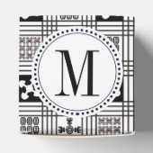 アディンクラ西アフリカの織物 フェイバーボックス (上部)